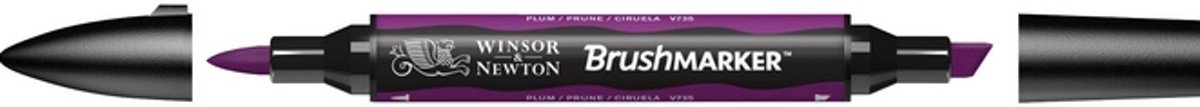 Winsor and Newton BrushMarker Plum V735 | Brush Markers